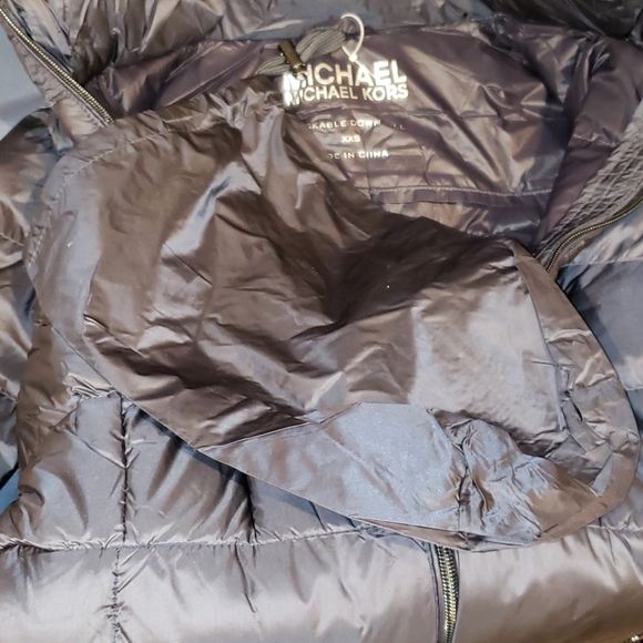 Michael Kors Hooded Long Packable Down Puffer XXS - Picture 12 of 15